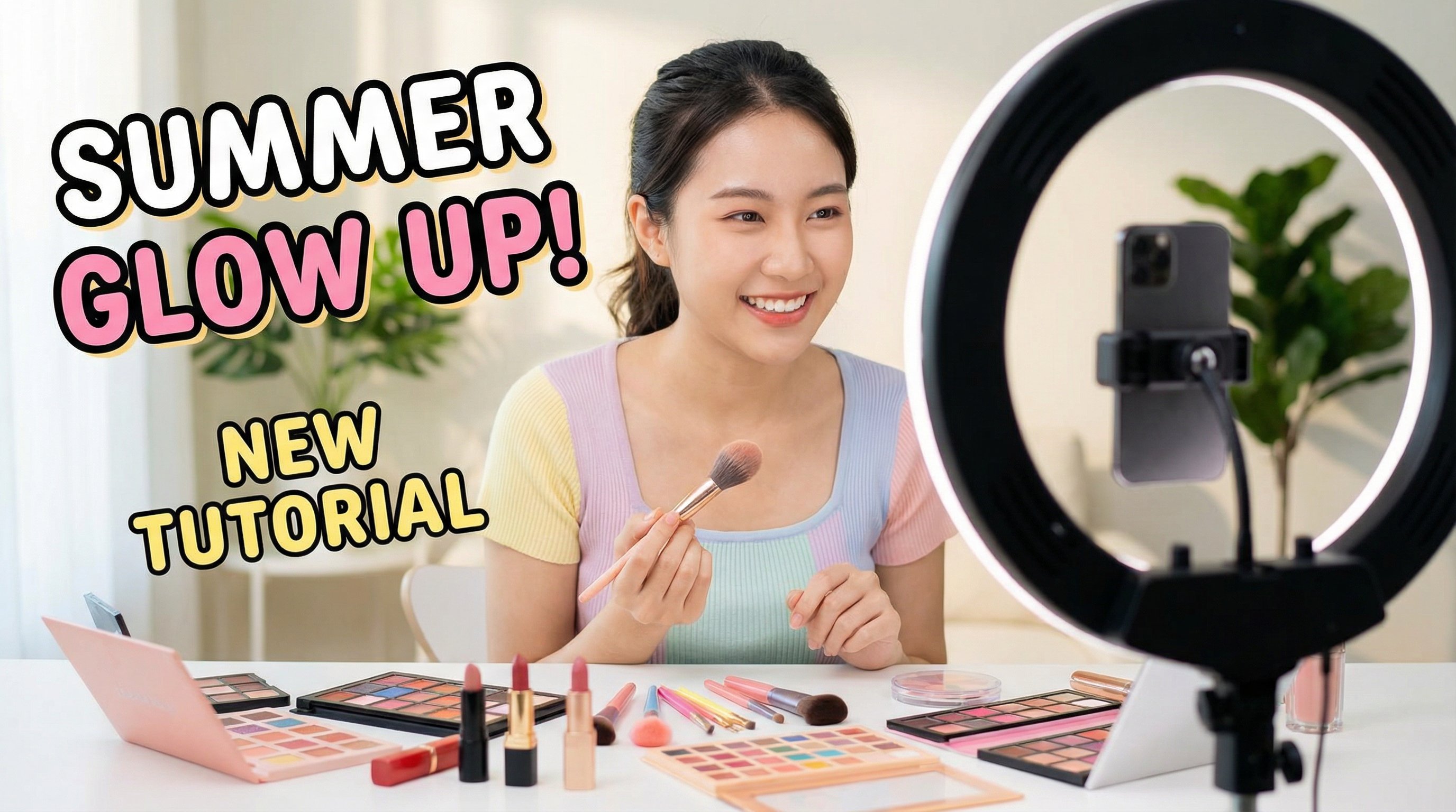 海角·美妆视频教程｜夏日清新妆容演示